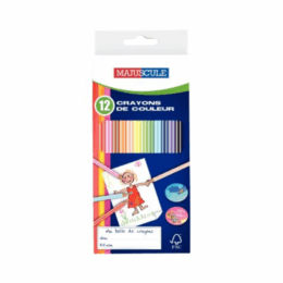 CRAYON COULEUR MAJUSCULE BTE 12