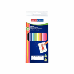 CRAYONS COULEUR TRIANGULAIRES POC12