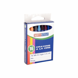 CRAYON CIRE MAJU 9CM ASS BTE16