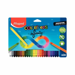 CRAYONS COLORPEPS INFINITY POCH.24