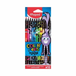CRAYON COULEUR BLACK MONSTER X12