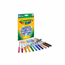 12 FEUTRES FINS A DESSINER CRAYOLA