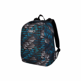 SAC A DOS TWIN GEOMETRIC BLUE