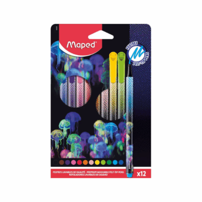 FEUTRES MEDIUM DEEPSEA PARADISE X12