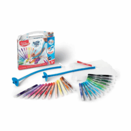KIT FEUTRE AEROGRAPHE BLOW PEN ART BASIC 24 PIECES